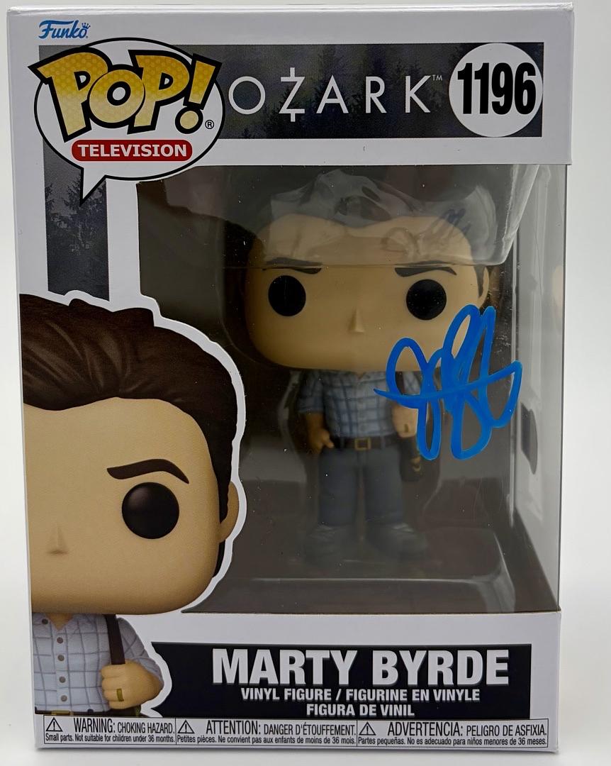 Jason Bateman Signed "Marty Byrd" Funko #1196 (Ozark) - Beckett COA